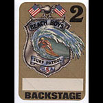 Beach Boys Surf Patrol Brown Backstage Backstage Pass