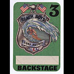 Beach Boys Surf Patrol Green Backstage Backstage Pass