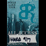 Bonnie Raitt Souls Alike All Access Working Backstage Pass