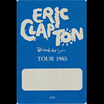 Eric Clapton Behind The Sun 1985 Tour Backstage Pass