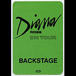 Diana Ross Backstage Backstage Pass