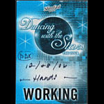 Dancing with the Stars Tour Working Backstage Pass