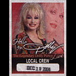 Dolly Parton Backstage Pass