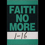 Faith No More Backstage Pass