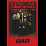 Fleetwood Mac Behind The Mask 1990 Tour Staff Backstage Pass
