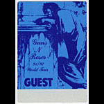 Guns N' Roses 1991 Blue Guest Backstage Pass