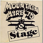 Mountain Aire 1978 Black Stage Backstage Pass