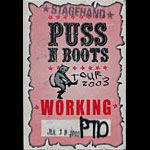 Norah Jones Puss N Boots Tour 2003 Stagehand Backstage Pass