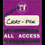 Robert Cray All Access Catering Backstage Pass