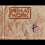 Men at Work 1983 Cargo Tour Backstage Pass