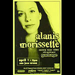 Alanis Morissette Phone Pole - 1999 Junkie Tour Poster