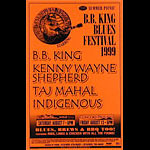 BB King Blues Festival 1999 Phone Pole Poster