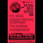 BB King Blues Festival 1999 Phone Pole Poster