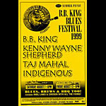 BB King Blues Festival 1999 Phone Pole Poster