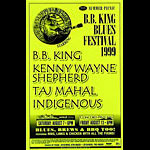 BB King Blues Festival 1999 Phone Pole Poster