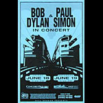 Bob Dylan and Paul Simon Phone Pole Poster