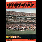 AFL Championship Program 1967 Pro Football Program