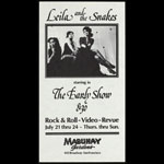 Leila and the Snakes Punk Flyer / Handbill