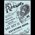 John Seabury AKA Hondoberry The Rubinoos Punk Flyer / Handbill