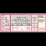 Robert Plant 10/1/1983 Pacific Coliseum Concert Ticket