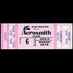 Aerosmith 1978 ticket