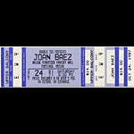 Joan Baez 1987 Portland Ticket