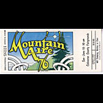 Mountain Aire 1976 Ticket