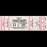 Johnny Mathis 1989 Portland Ticket