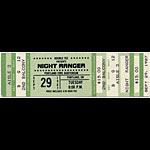 Night Ranger 1987 Portland Ticket