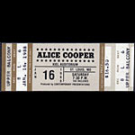 Alice Cooper 1988 St Louis ticket