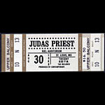 Judas Priest 1988 ticket