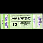 Linda Ronstadt 1980 ticket